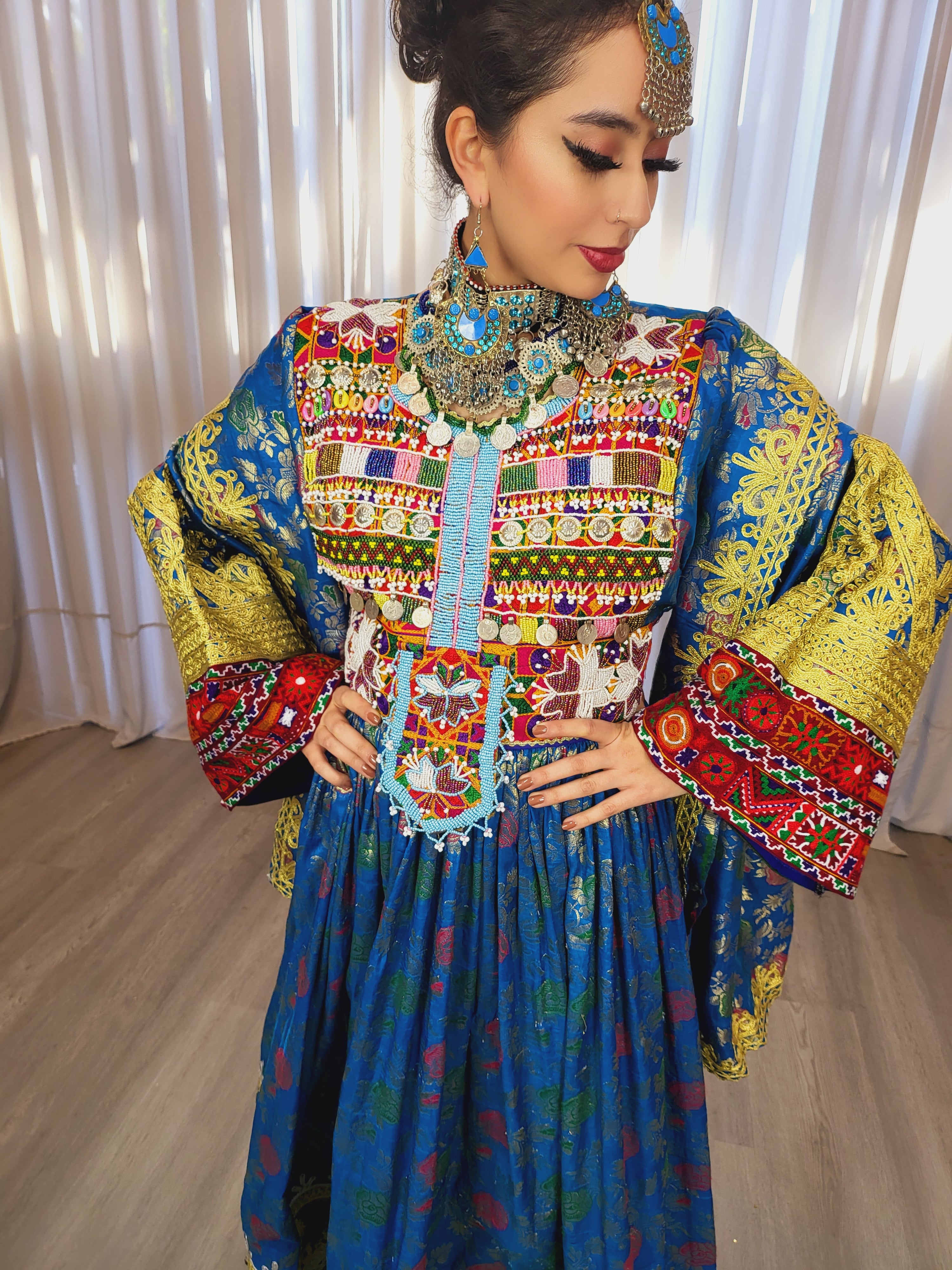 Zangali Banaras Dress